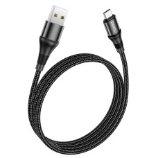 Кабель Hoco X50 USB-A – Micro-USB (1 м · 12W · 2.4A) (Black)