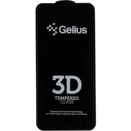 Захисне скло Gelius для Xiaomi Mi 10 (Full Glue) (0.3 мм, 2.5D) (Black)