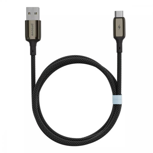 Кабель Proove Dense Metal USB-A – Type-C (1 м · 12W · 2.4A) (Black)