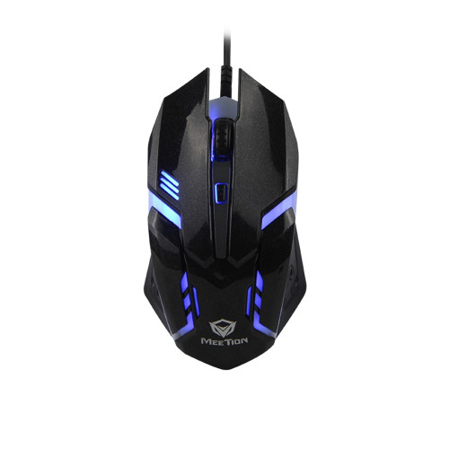 Мишка дротова MeeTion MT-M371 (1600 DPI) (Black)