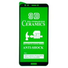 Защитная пленка Ceramic для Huawei Nova 2 Lite (Full Glue) (Black)