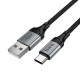 Кабель Hoco X121 USB-A – Type-C (1.5 м · 15W · 3A) (Black)
