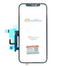 Сенсорное стекло для Apple iPhone 12 Pro с OCA без микросхемы (Black) (Musttby)