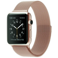 Ремешок Hoco WA03 для Apple Watch 38/40/41 мм Milanese Loop Design (Rose Gold)