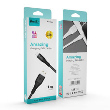 Кабель Avantis A115м USB-A – Micro-USB (1 м · 15W · 3A) (White)