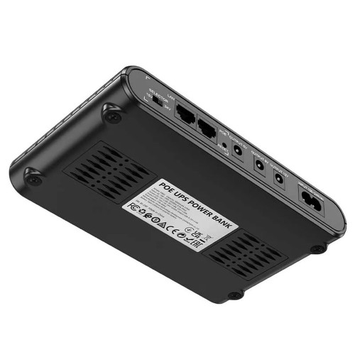 Безперебійний блок живлення Hoco DB63 Portable DC UPS 5V 9V 12V (10000 mAh) (Black)