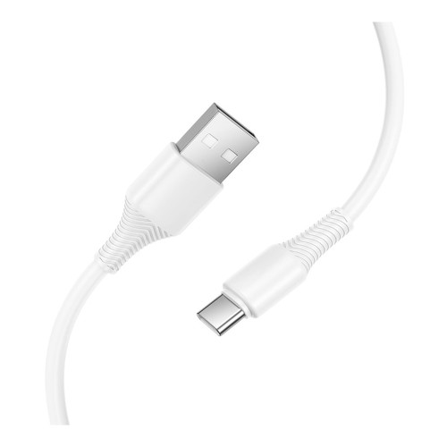 Кабель Hoco X120 USB-A – Type-C (1 м · 15W · 3A) (White)