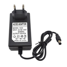 Сетевое зарядное устройство 15V to DC 5.5 x 2.5 мм (3A) (Black)
