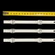 Прямая подсветка для телевизора Ergo 43″ 303GC430062 (3 планки по 795 мм, 8 LED, линза 17 мм, 3 В)