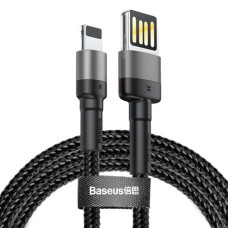 Кабель Baseus Cafule Special Edition USB-A – Lightning (1 м · 20W · 2.4A) (CALKLF-GG1) (Black/Gray)