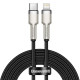 Кабель Baseus Cafule Metal Type-C – Lightning (2 м · 20W · 2.4A) (CATLJK-B01) (Black)