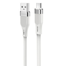 Кабель Hoco U72 Forest Silicone USB-A – Micro-USB (1.2 м · 12W · 2.4A) (White)