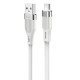 Кабель Hoco U72 Forest Silicone USB-A – Micro-USB (1.2 м · 12W · 2.4A) (White)