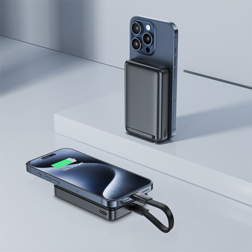 Повербанк Acefast M11 Magnetic PD30W Qi2 (10000 mAh) (Black)