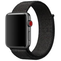 Ремешок для Apple Watch 42/44/45/49 мм Nylon (Black)