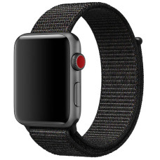Ремінець для Apple Watch 42/44/45/49 мм Nylon (Black)