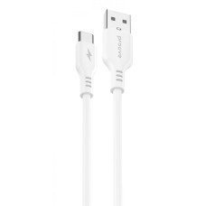 Кабель Proove Rebirth USB-A – Type-C (1 м · 12W · 2.4A) (White)