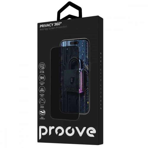 Захисне скло Proove Privacy 360 Installation Box для Apple iPhone Air (Black)