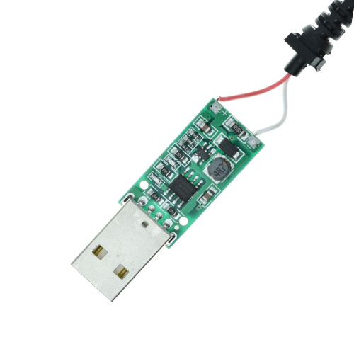Кабель для роутера DC 5.5×2.5 мм – DC 5.5×2.5 мм (0.5 м · 0.5A) (Black)