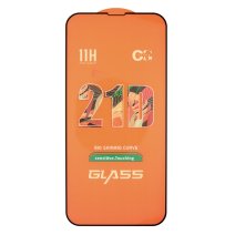 Защитное стекло в тех упаковке для Apple iPhone 14 Plus (Full Glue) (0.3 мм, 2.5D) (Black)