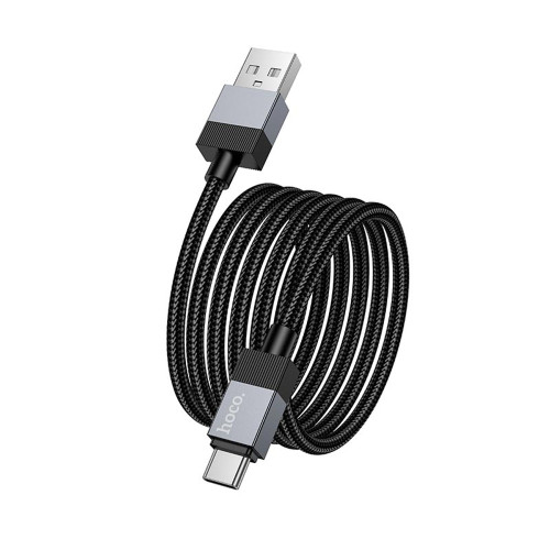 Кабель Hoco X110 Honorific USB-A – Type-C (1 м · 15W · 3A) (Black)