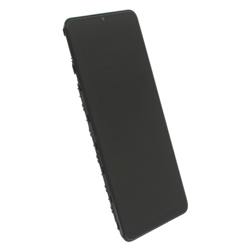 Дисплей для Samsung A127 Galaxy A12 Nacho (2021) с тачскрином в рамке (Black) (Original PRC)