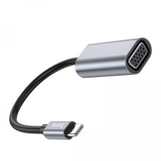 Переходник Hoco UA21 Type-C – VGA (Metal Gray)