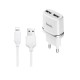 Сетевое зарядное устройство Hoco C12 2xUSB-A (12W · 2.4A) с кабелем USB-A – Lightning (White)