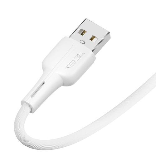 Кабель Ridea RC-CO10 CommonPro USB-A – Micro-USB (1 м · 12W · 2.4A) (White)