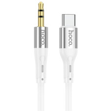 Аудиокабель AUX Hoco UPA22 Type-C – 3.5 мм (1 м) (White)