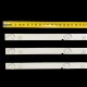 Пряма підсвітка для телевізора 40″ 3B6CX-77517 (3 планки по 774 мм, 6 LED, лінза 15,5 мм, 3 В)