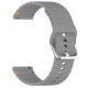 Ремешок универсальный 20 мм Silicone Wavy для Amazfit, Samsung, Huawei (Gray)