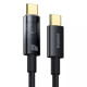 Кабель Baseus Explorer Series Auto Power-Off Type-C – Type-C (1 м · 100W · 5A) (CATS000101) (Black)
