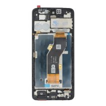 Дисплей для Infinix Smart 8 с тачскрином в рамке (Black) (Original Used) (ver. FPC)