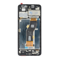 Дисплей для Infinix Smart 8 з тачскріном в рамці (Black) (Original Used) (ver. FPC)