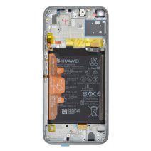Дисплей для Huawei Nova 6 SE з тачскріном в рамці (Silver) (Original)