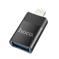 Переходник Hoco UA17 Lightning – USB-A (Black)
