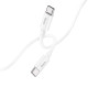 Кабель Hoco X87 Magic silicone Type-C – Type-C (1 м · 60W · 3A) (White)