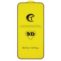 Защитное стекло CT 9D для Apple iPhone 15 Plus (Full Glue) (Black)