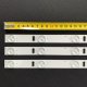 Пряма підсвітка для телевізора Haier 32″ 32D3503V1W9C1B60218M (3 планки по 600 мм, 9 LED, лінза 15,5 мм, 3 В)
