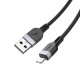 Кабель Hoco X109 USB-A – Lightning (1 м · 12W · 2.4A) (Black)
