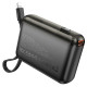 Повербанк Hoco J139 Hero PD20W+22.5W с кабелем Lightning (10000 mAh) (Black)