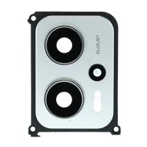 Скло камери для Poco X4 GT в рамці (Silver)