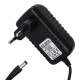 Сетевое зарядное устройство 12V to DC 5.5 x 2.5 мм (1A) (Black)