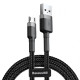 Кабель Baseus Cafule USB-A – Micro-USB (2 м · 7.5W · 1.5A) (CAMKLF-CG1) (Black/Gray)