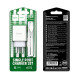 Сетевое зарядное устройство Hoco C81A USB-A (10.5W · 2.1A) с кабелем USB-A – Type-C (White)