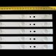 Пряма підсвітка для телевізора Doffler 43″ 10S1P (5 планок по 855 мм, 10 LED, лінза 17 мм, 3 В)